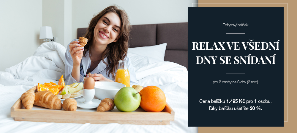 Relax ve všední dny se snídaní